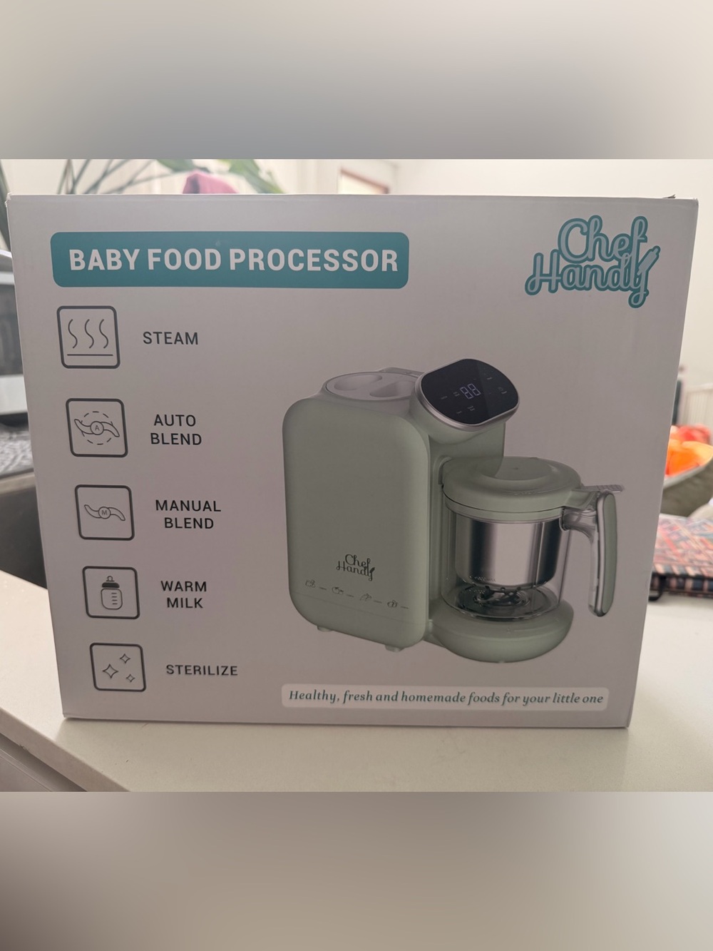 Baby Food Processor - Pastel Green